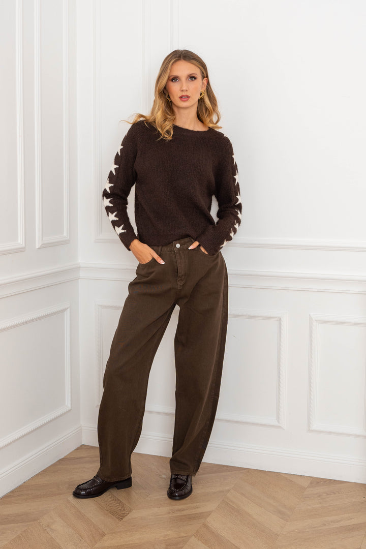 Pull en maille à étoiles Estrella 2685 - GS2685 / Taille