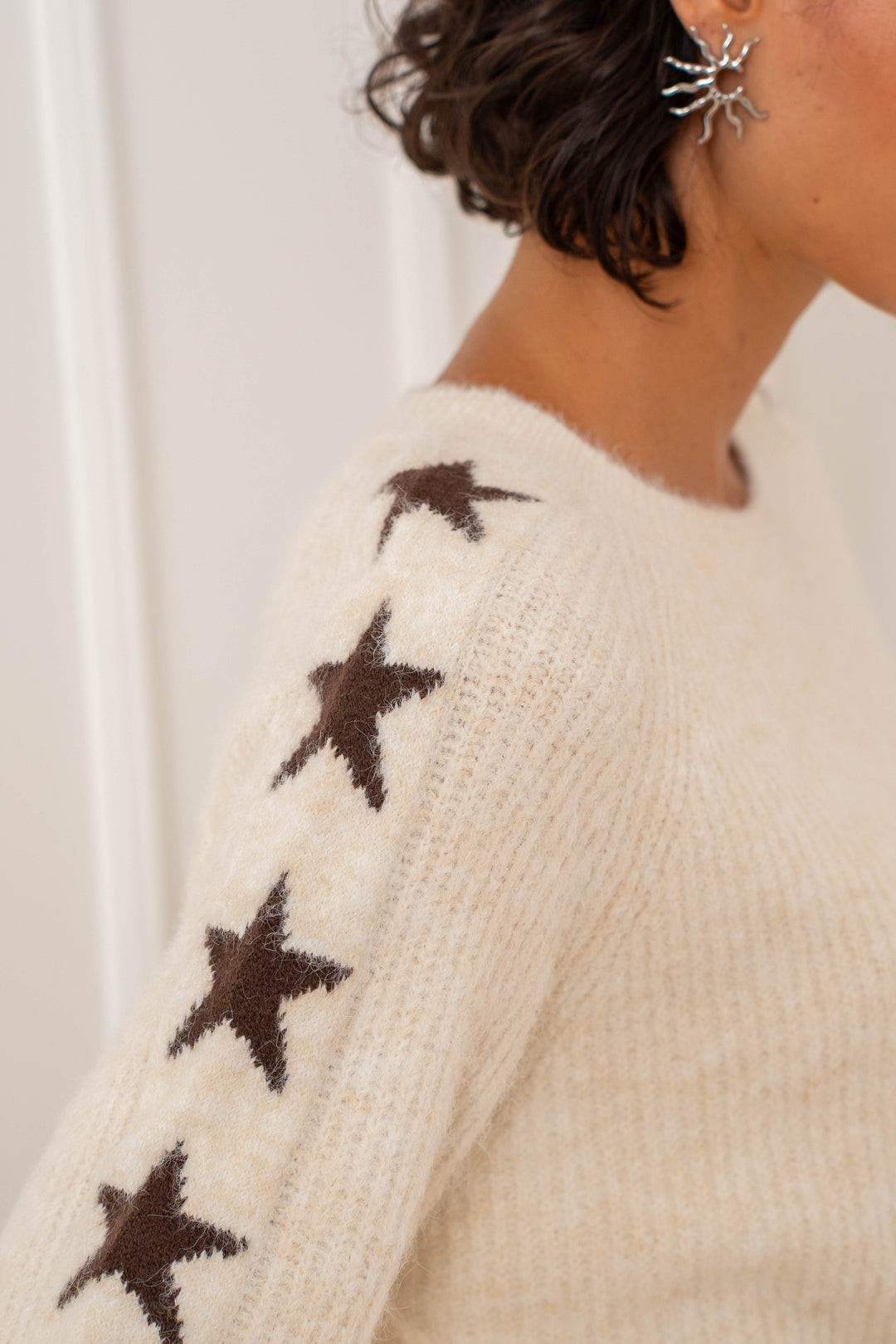 Pull en maille à étoiles Estrella 2685 - GS2685 / Taille
