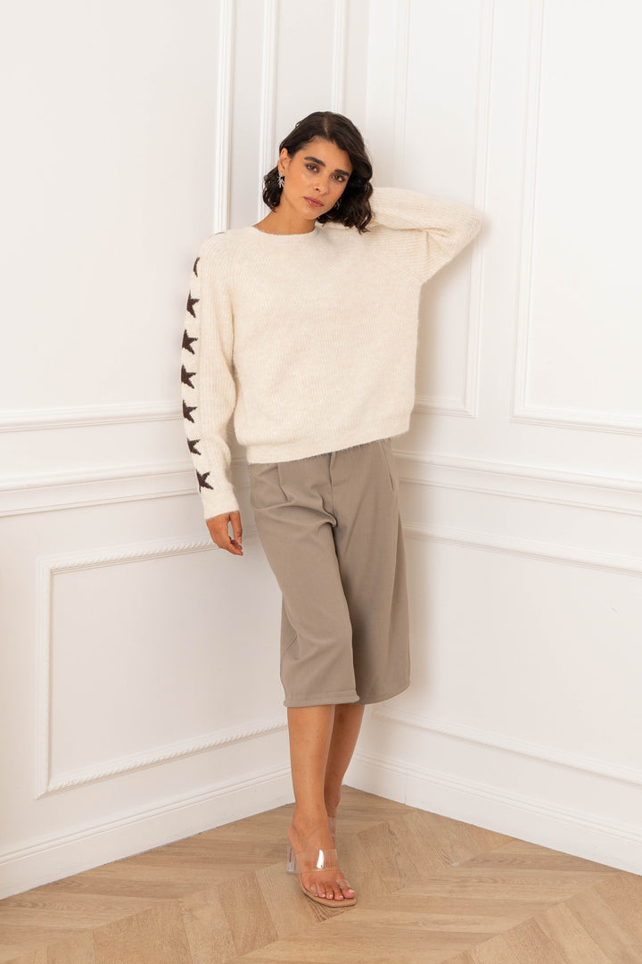 Pull en maille à étoiles Estrella 2685 - GS2685 / Taille