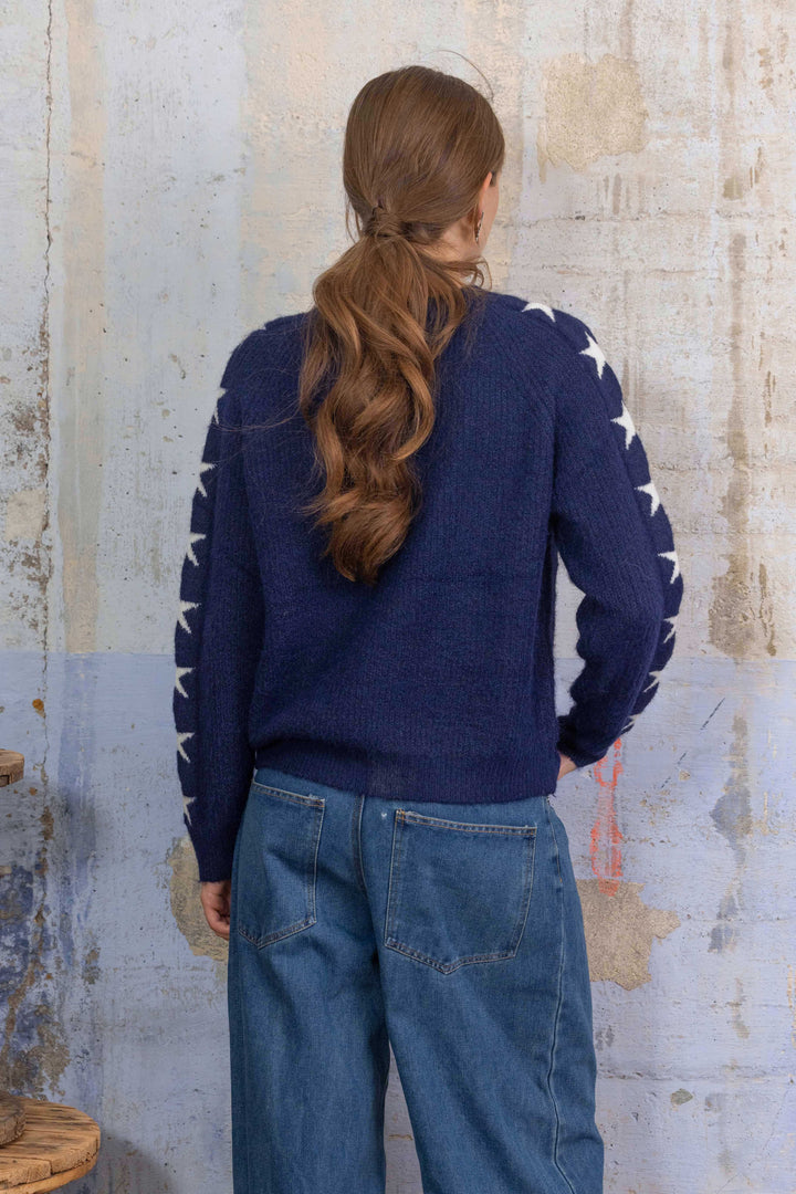 Pull en maille à étoiles Estrella 2685 - GS2685 / Taille