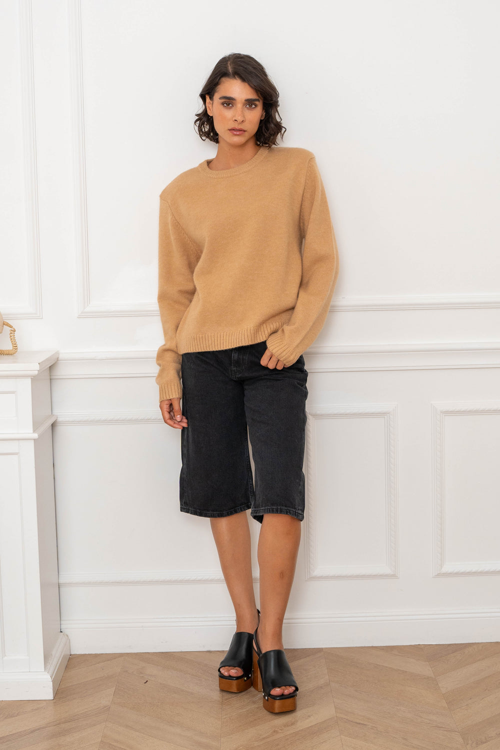 Pull Epaulettes en maille col rond Paloma 2688 - GS2688