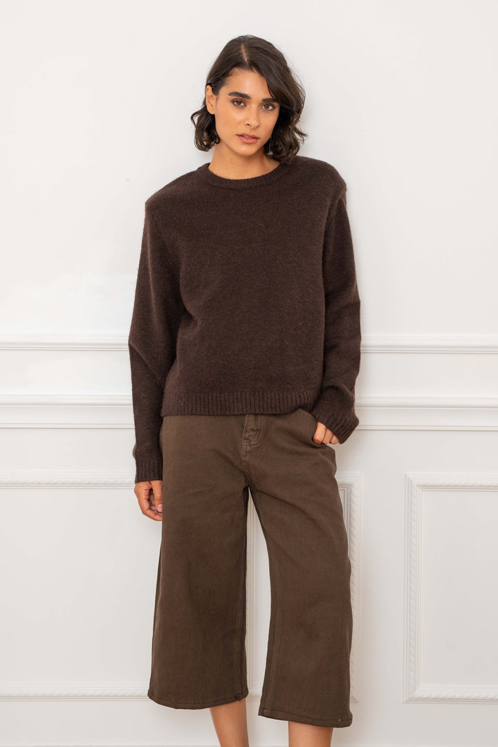 Pull Epaulettes en maille col rond Paloma 2688 - GS2688