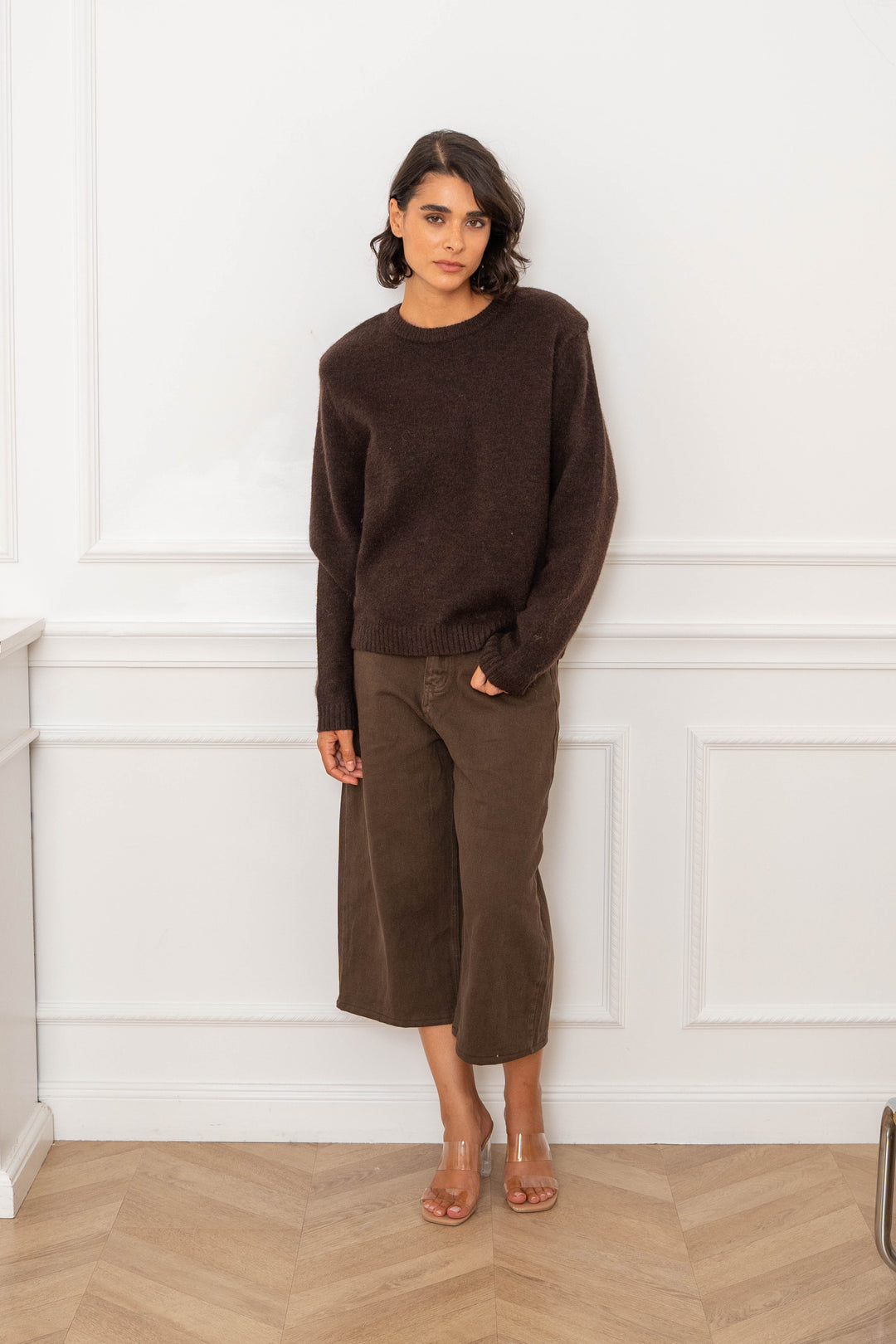 Pull Epaulettes en maille col rond Paloma 2688 - GS2688