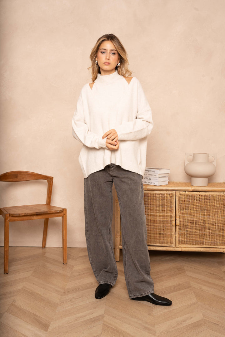 Pull et Débardeur pull Heline - Taille unique / Ecru