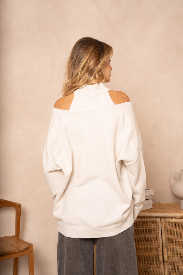 Pull et Débardeur pull Heline - Taille unique / Ecru