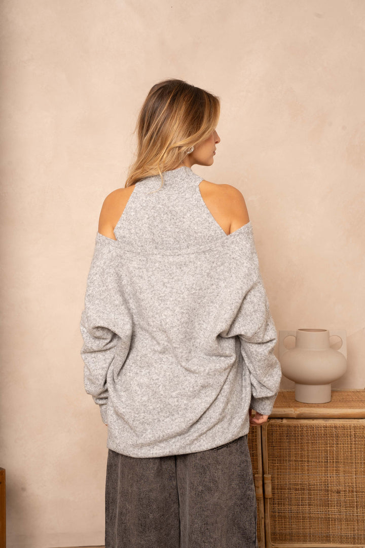 Pull et Débardeur pull Heline - Taille unique / Gris clair