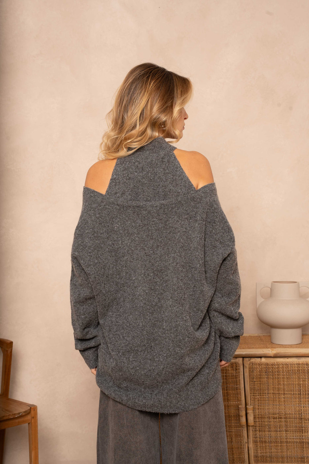 Pull et Débardeur pull Heline - Taille unique / Gris foncé