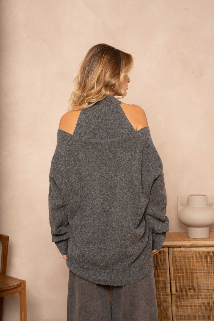 Pull et Débardeur pull Heline - Taille unique / Gris foncé