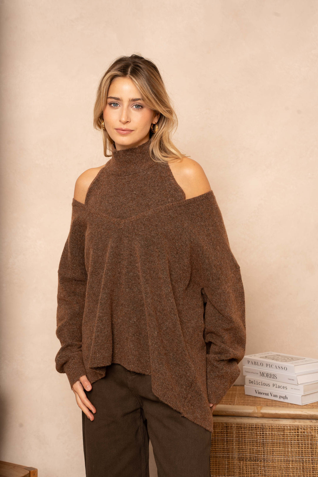 Pull et Débardeur pull Heline - Taille unique / Marron