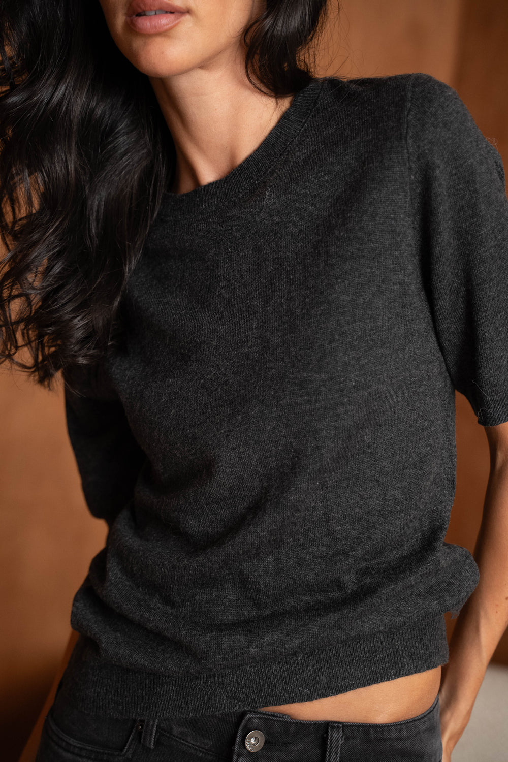Pull Fin manches courtes Nolya - Taille Unique: 34-40