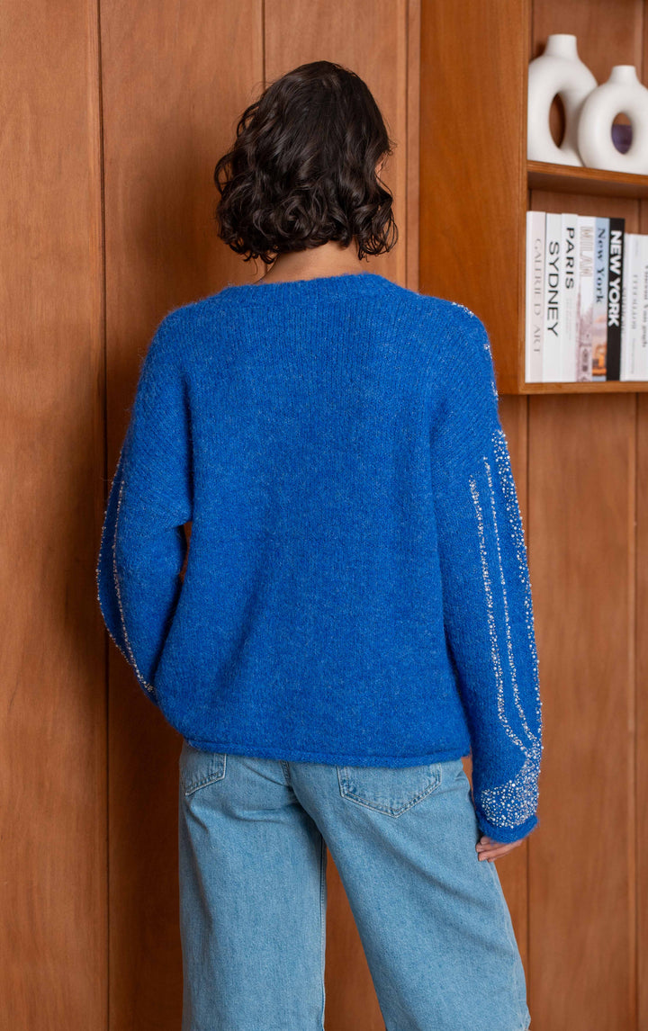 Pull à strass Luna 2632 - GS2632 / Taille Unique: Du 36
