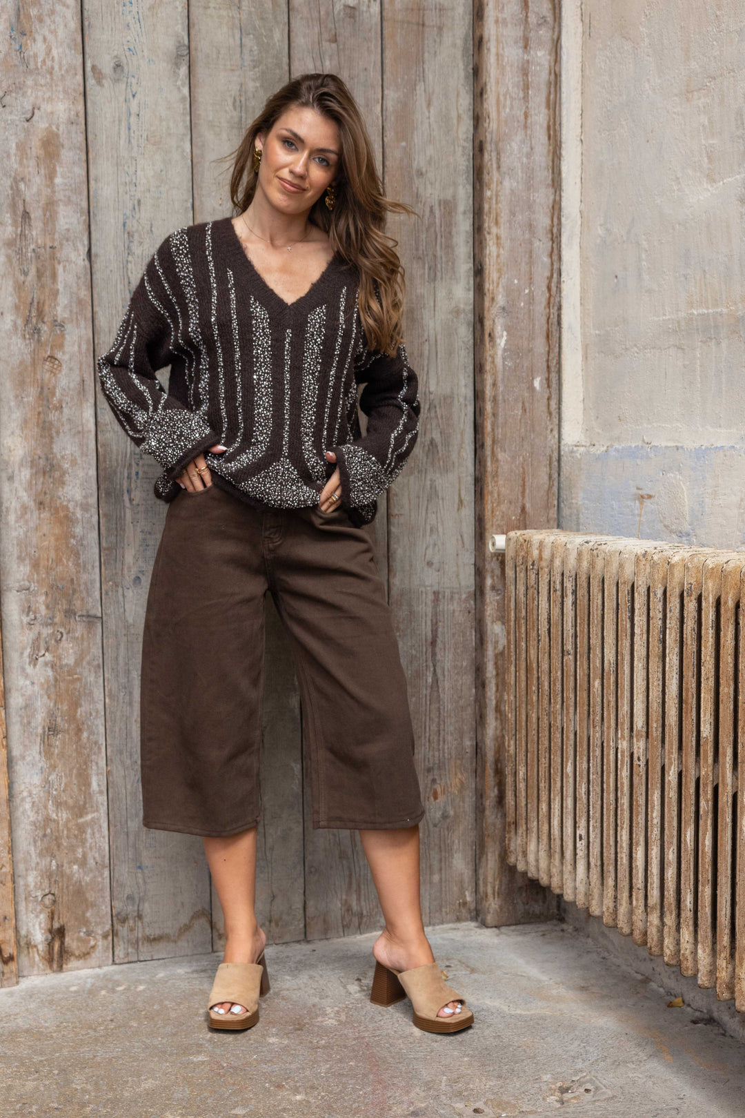 Pull à strass Luna 2632 - GS2632 / Taille Unique: Du 36