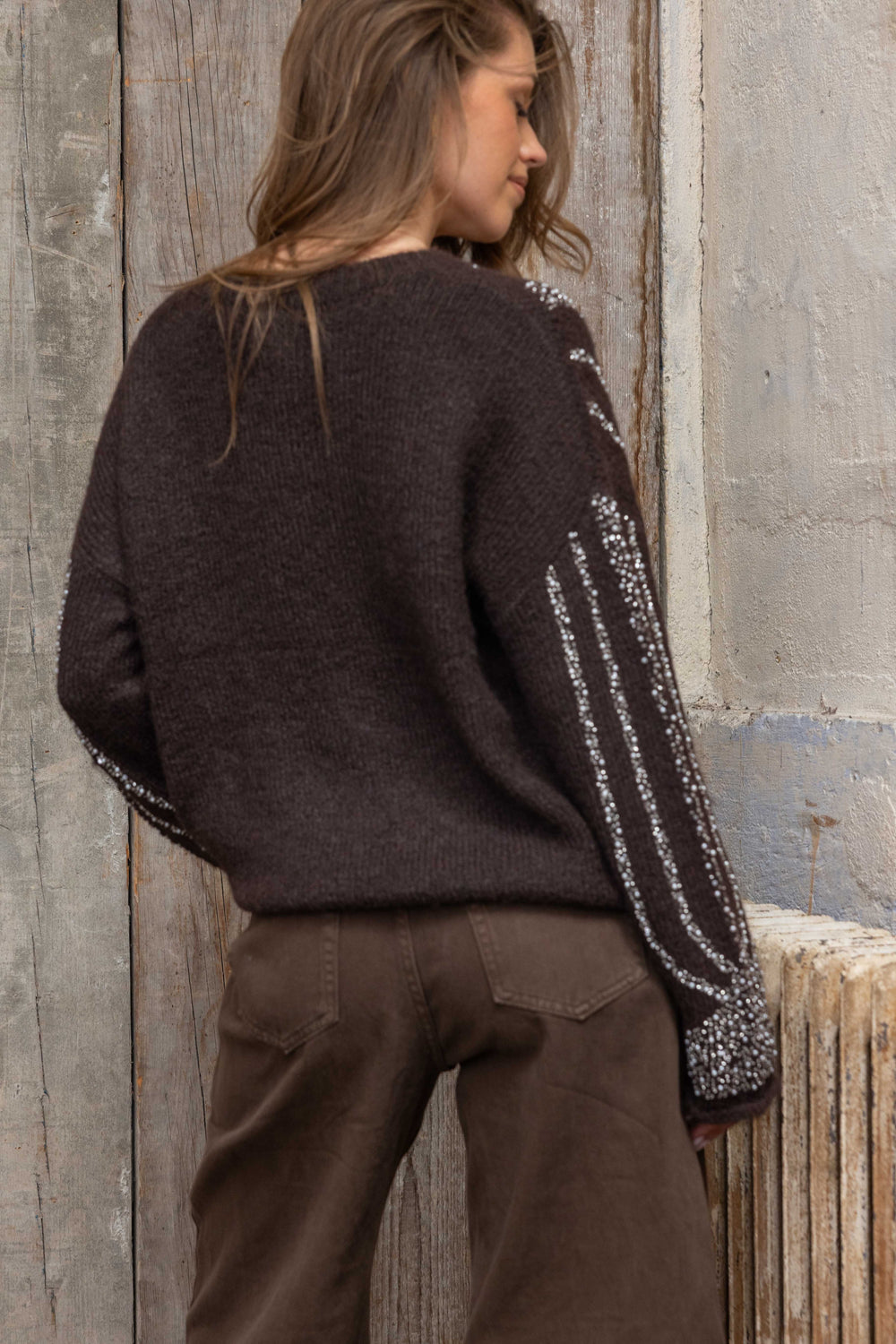 Pull à strass Luna 2632 - GS2632 / Taille Unique: Du 36
