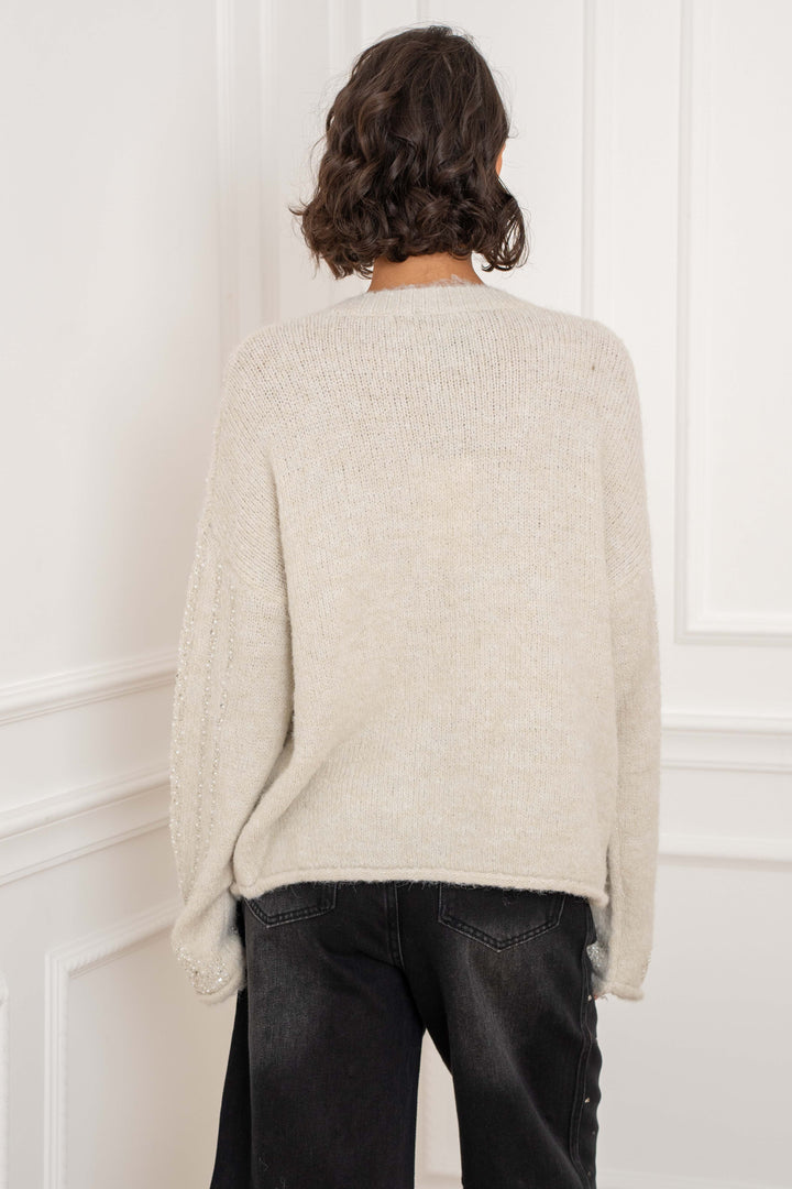 Pull à strass Luna 2632 - GS2632 / Taille Unique: Du 36