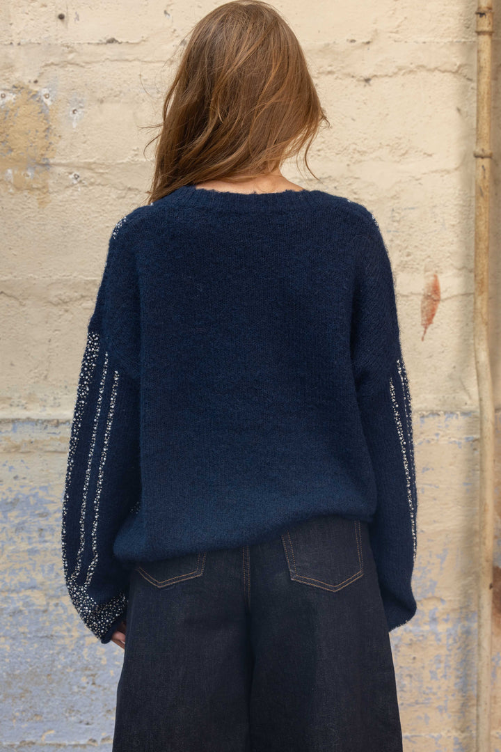 Pull à strass Luna 2632 - GS2632 / Taille Unique: Du 36