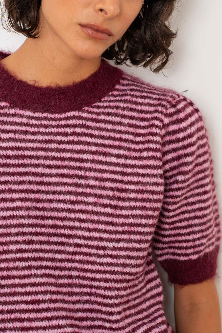 Pull marinière sans manches Cassie 2699 - Taille unique: 36