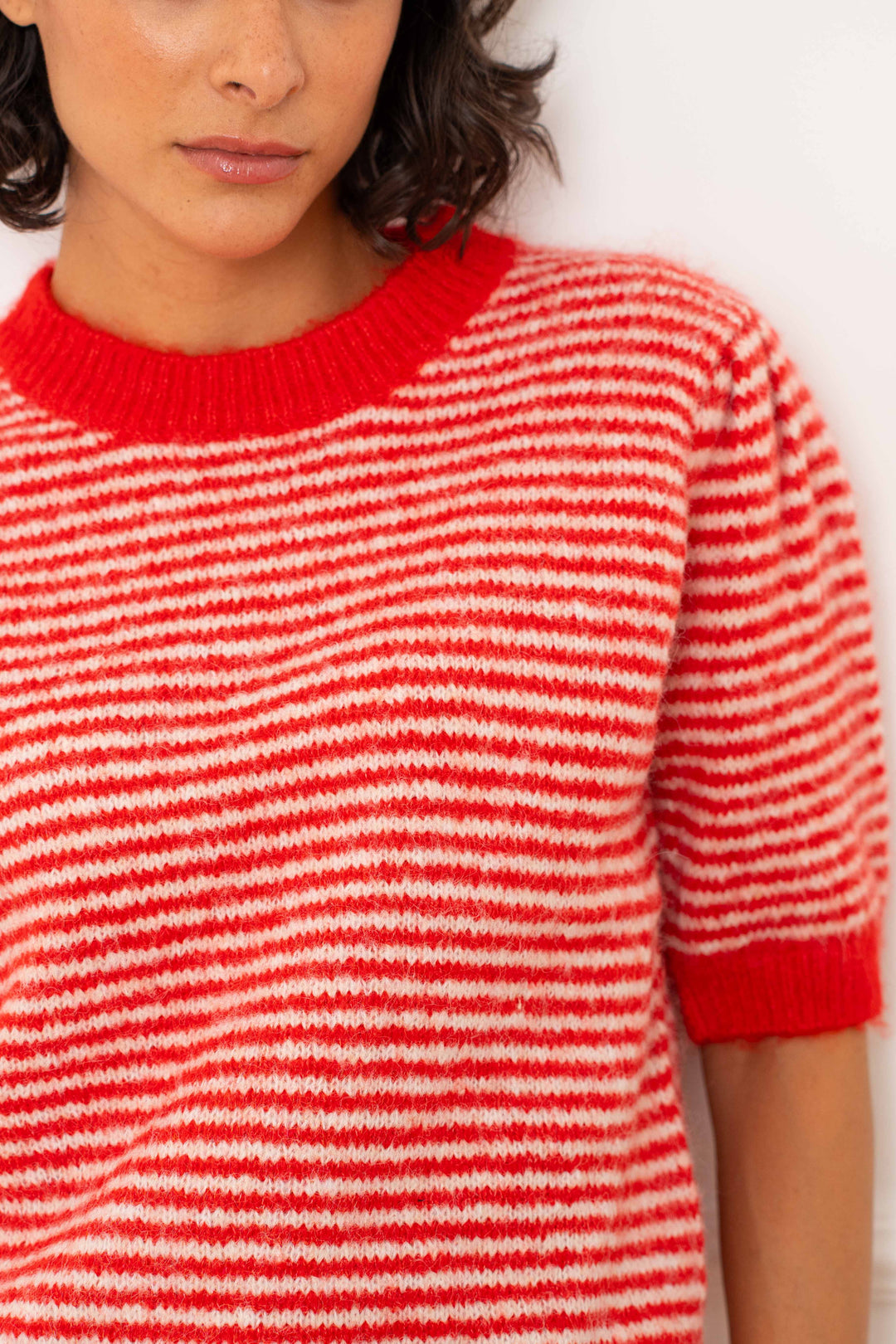 Pull marinière sans manches Cassie 2699 - Taille unique: 36
