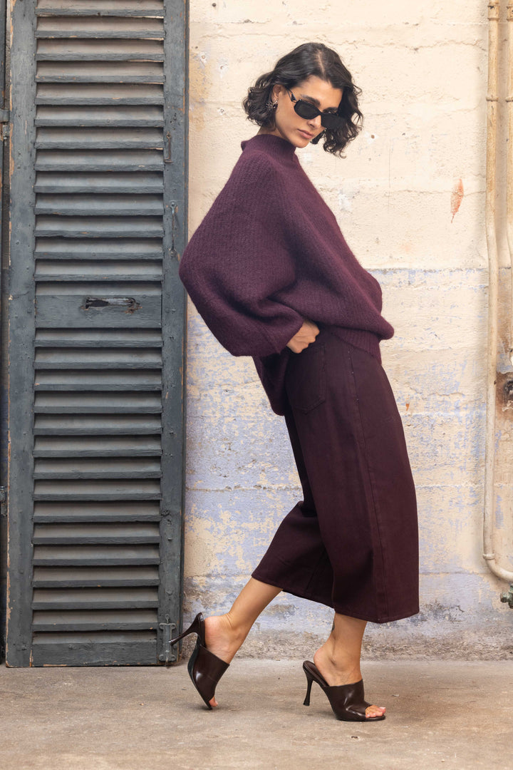 Pull oversize à manches ballon Rosalia 2702 - Taille