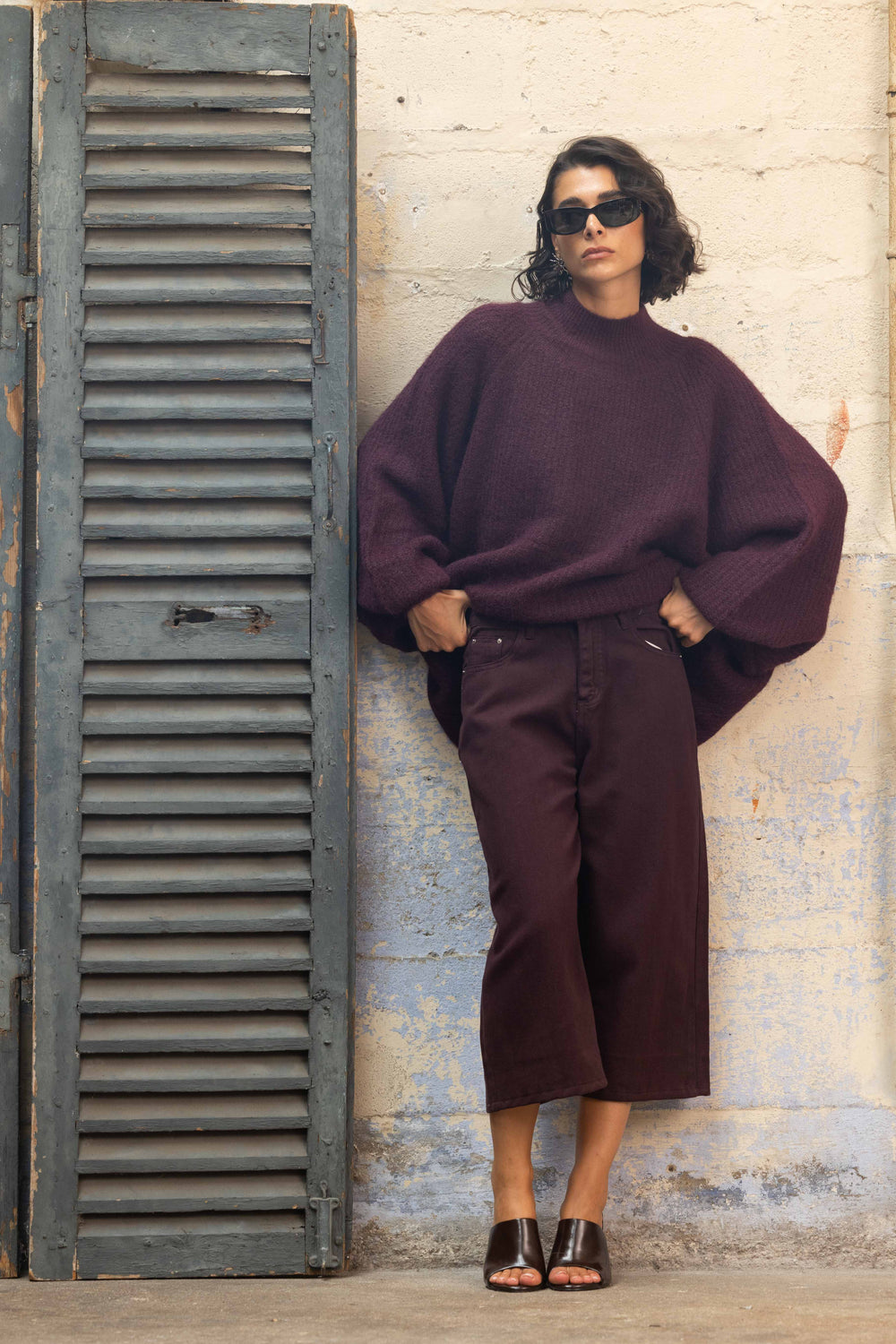 Pull oversize à manches ballon Rosalia 2702 - Taille