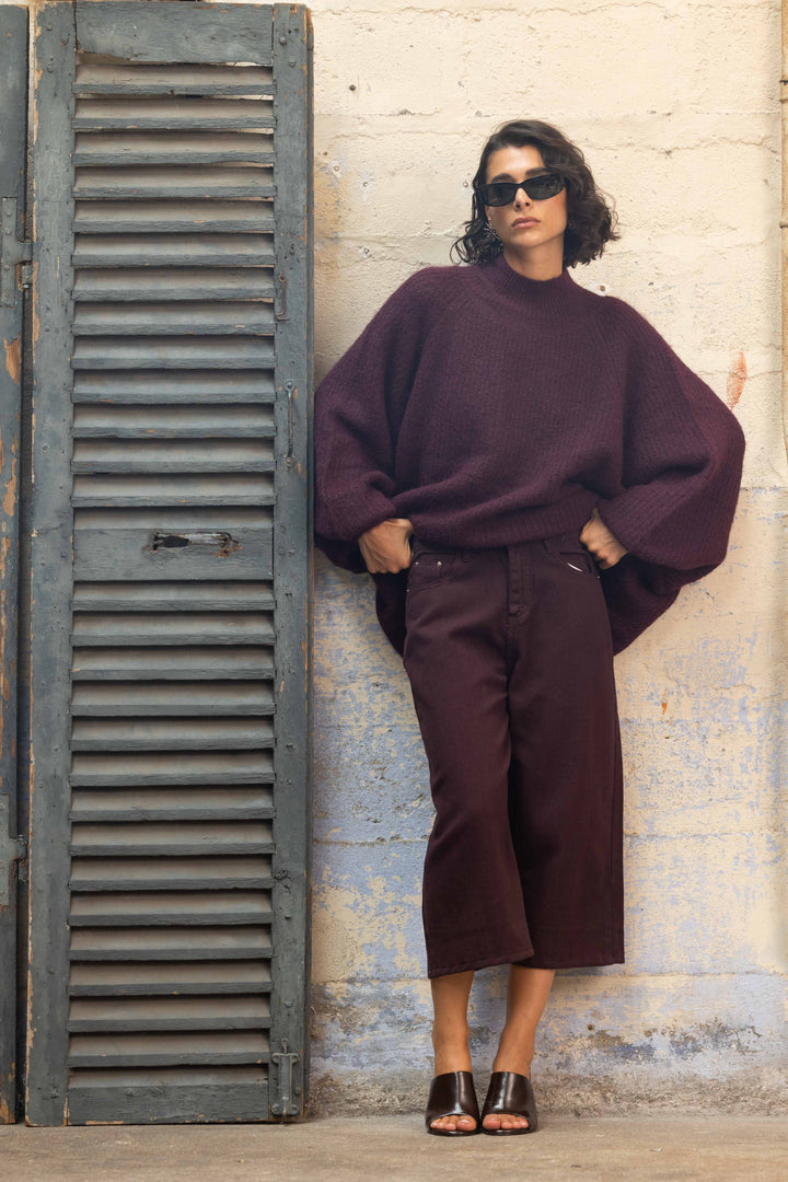 Pull oversize à manches ballon Rosalia 2702 - Taille