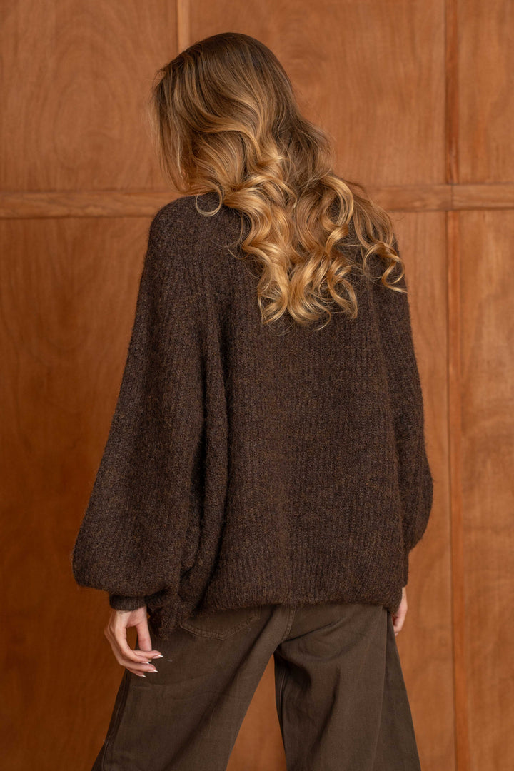 Pull oversize à manches ballon Rosalia 2702 - Taille