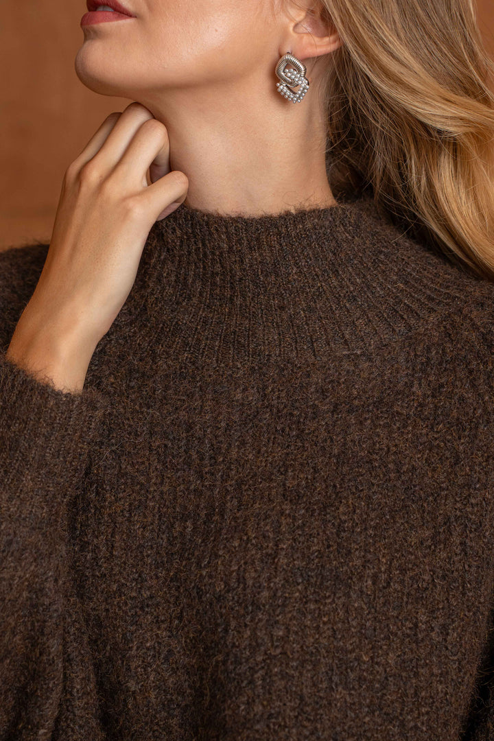 Pull oversize à manches ballon Rosalia 2702 - Taille