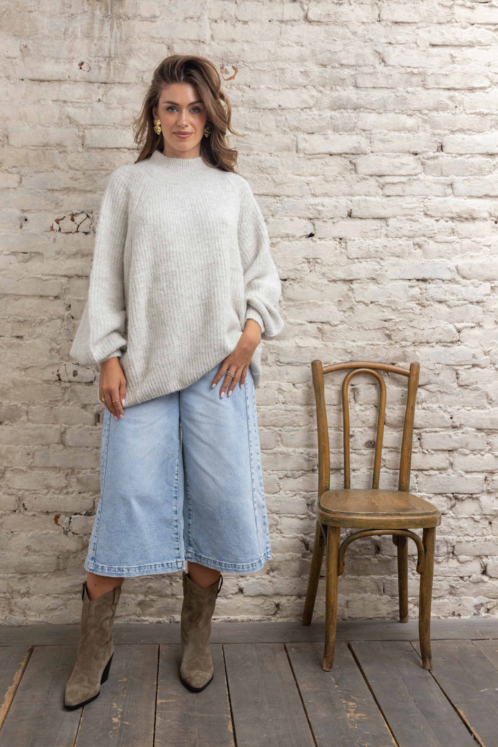 Pull oversize à manches ballon Rosalia 2702 - Taille