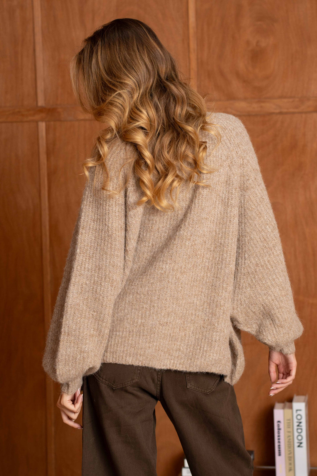 Pull oversize à manches ballon Rosalia 2702 - Taille