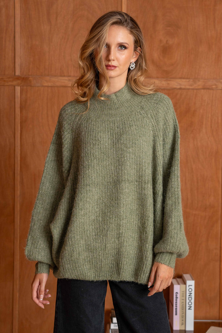 Pull oversize à manches ballon Rosalia 2702 - Taille