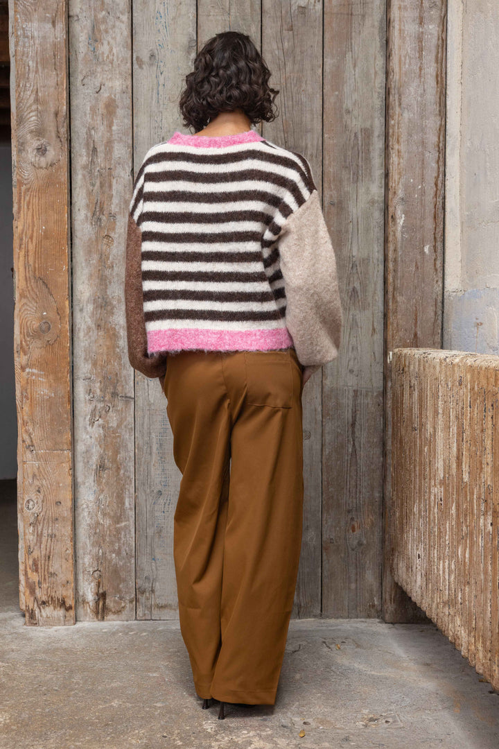 Pull rayé Goldie 2626 - GS2626 / Taille Unique: Du 36 au 44