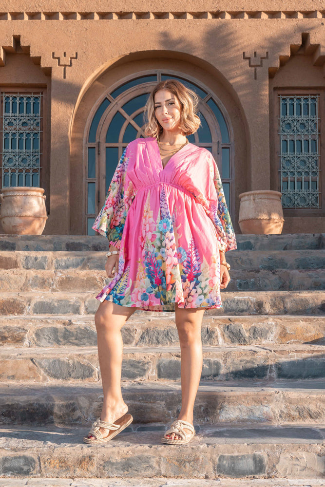Robe courte imprimée Pize - Robes