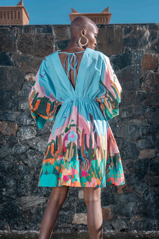 Robe courte imprimée Pize - Robes