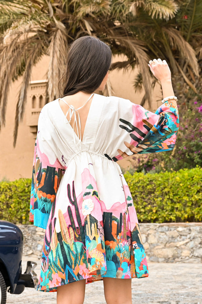 Robe courte imprimée Pize - Robes