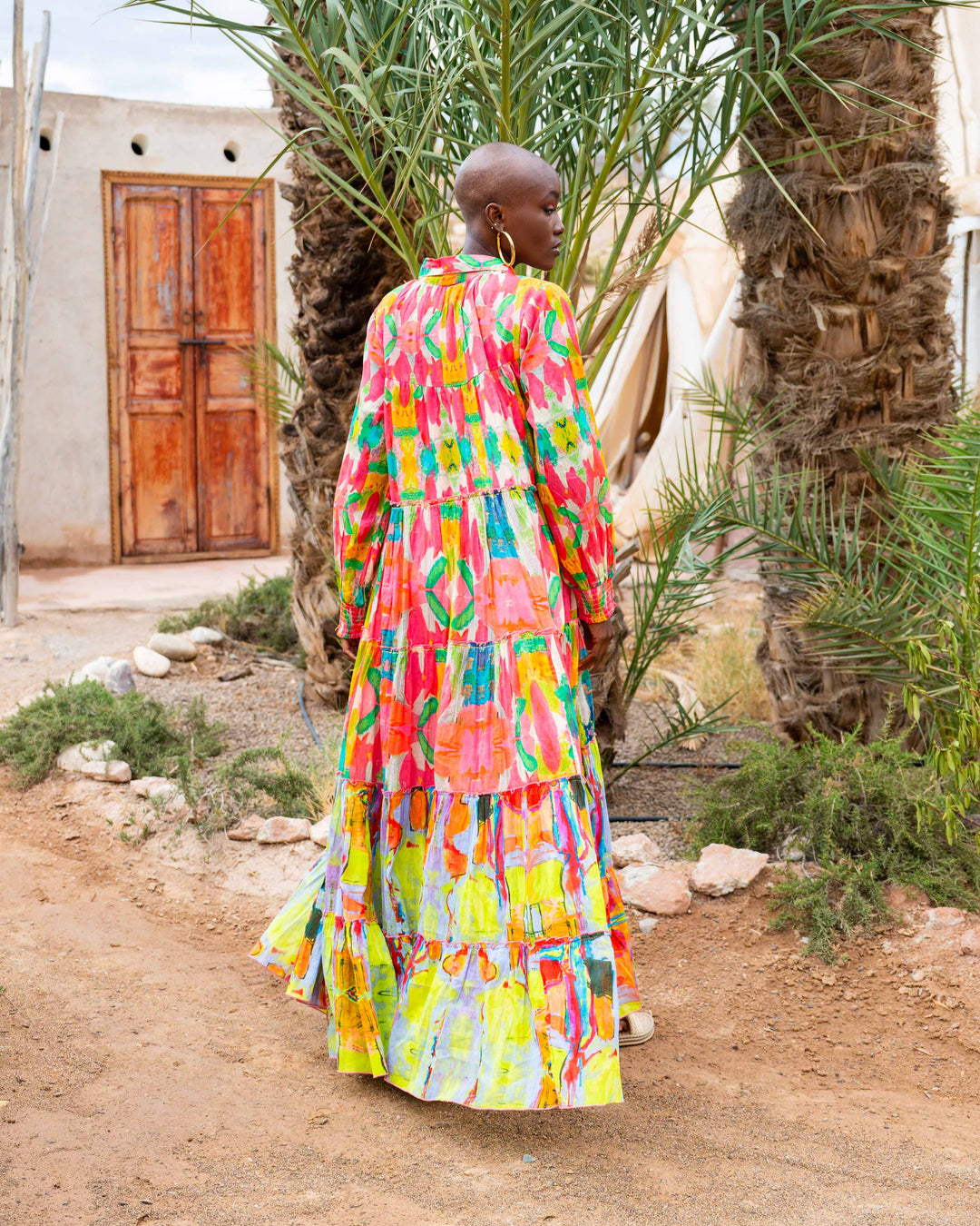 Robe Longue à Volants Kubana - Taille unique 36-48 / 02