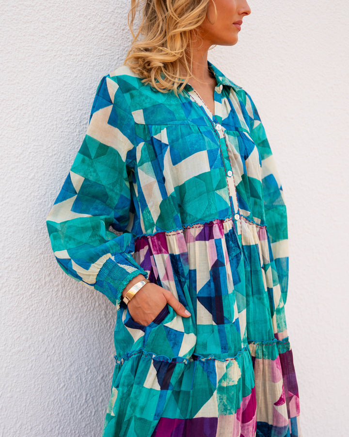 Robe Longue à Volants Kubana - Taille unique 36-48 / 04