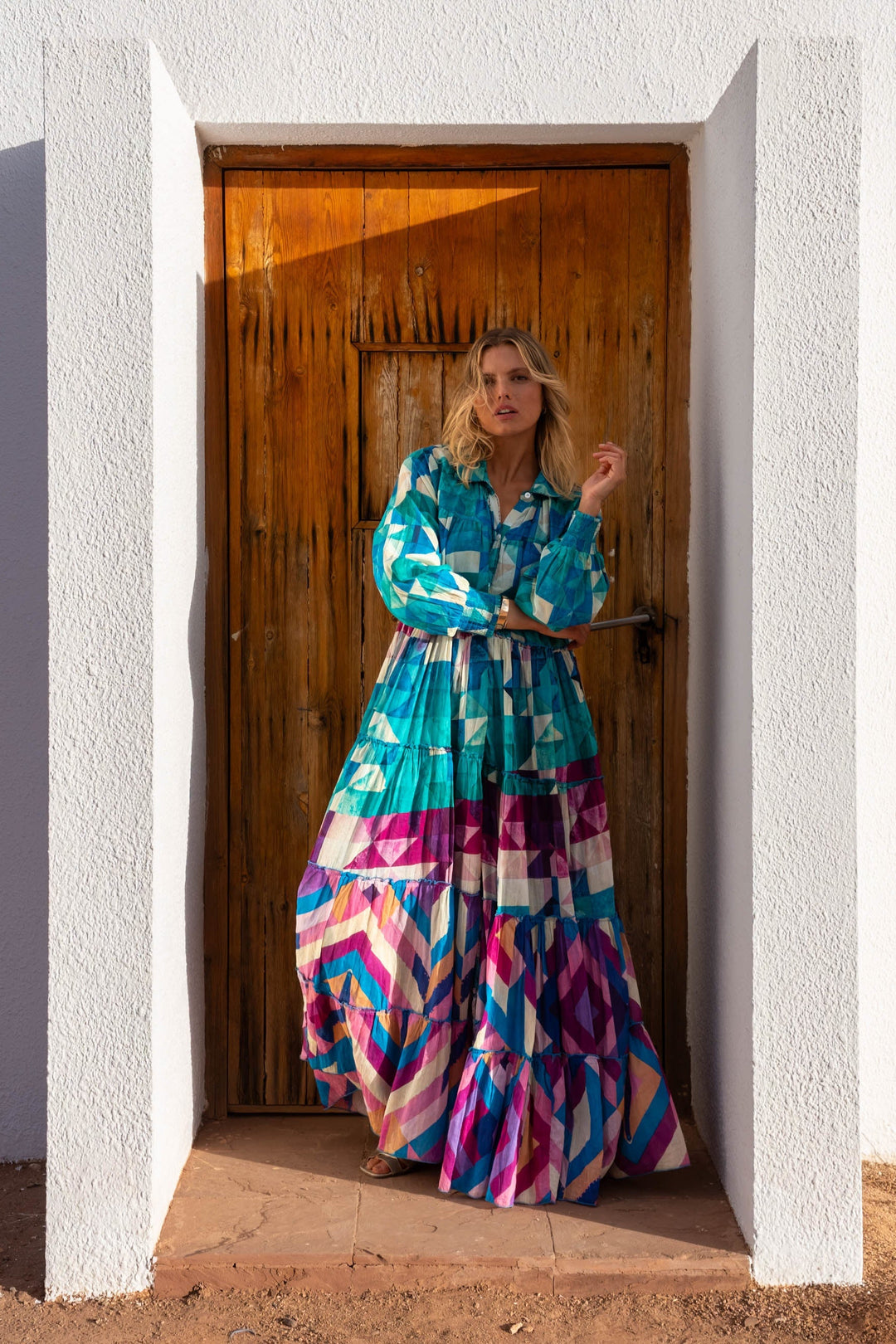 Robe Longue à Volants Kubana - Taille unique 36-48 / 04