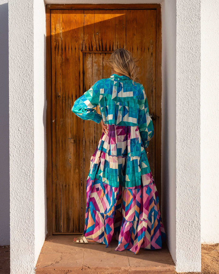 Robe Longue à Volants Kubana - Taille unique 36-48 / 04