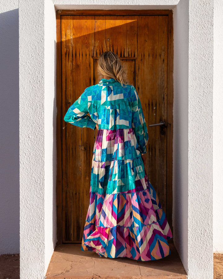 Robe Longue à Volants Kubana - Taille unique 36-48 / 04