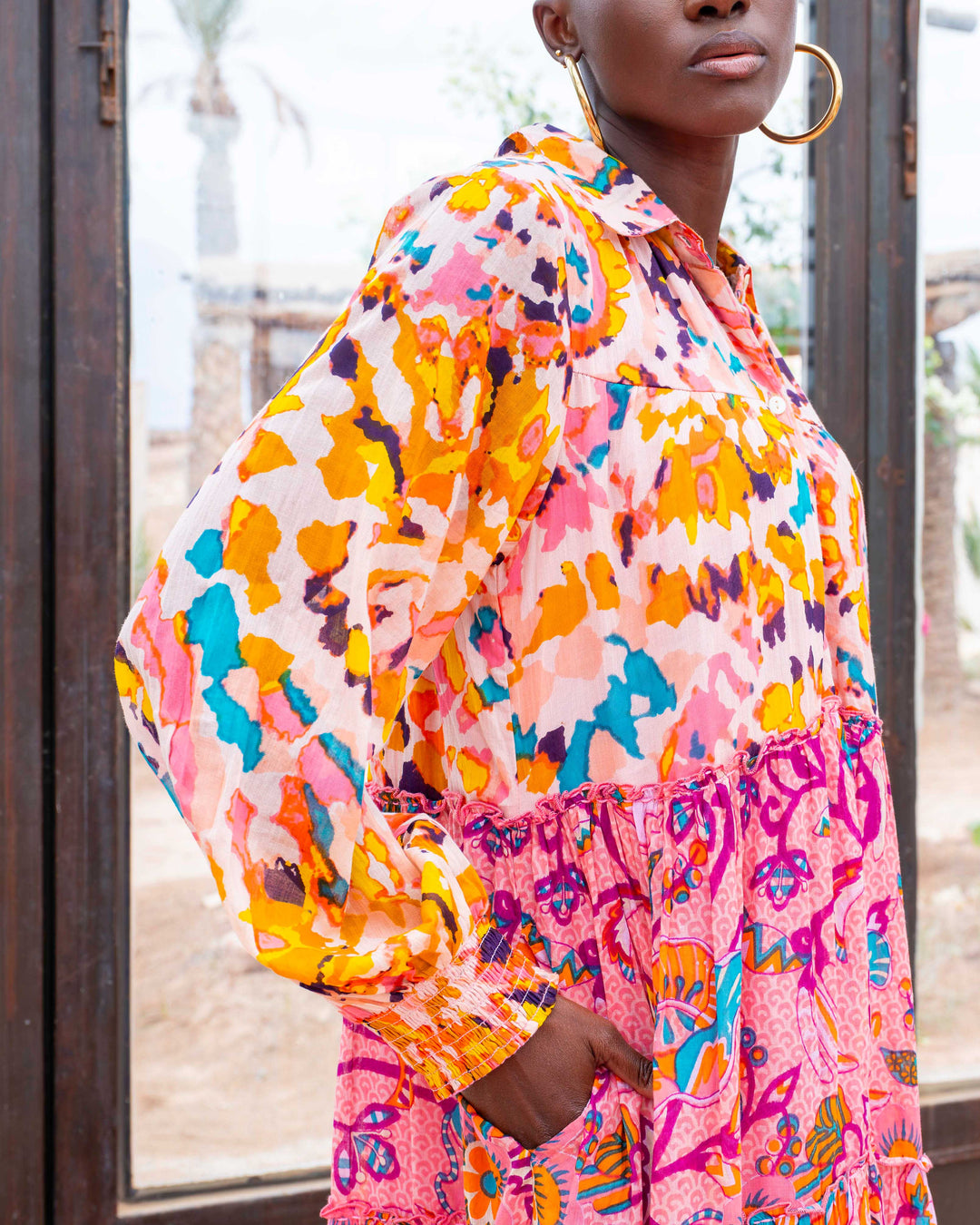 Robe Longue à Volants Kubana - Taille unique 36-48 / 06