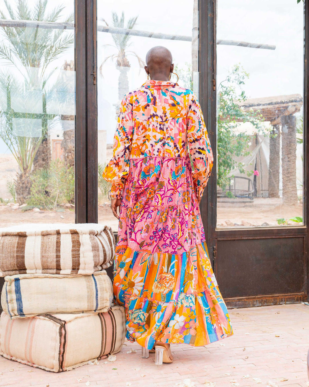 Robe Longue à Volants Kubana - Taille unique 36-48 / 06