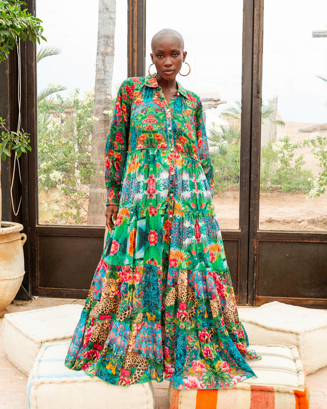 Robe Longue à Volants Kubana - Taille unique 36-48 / 07