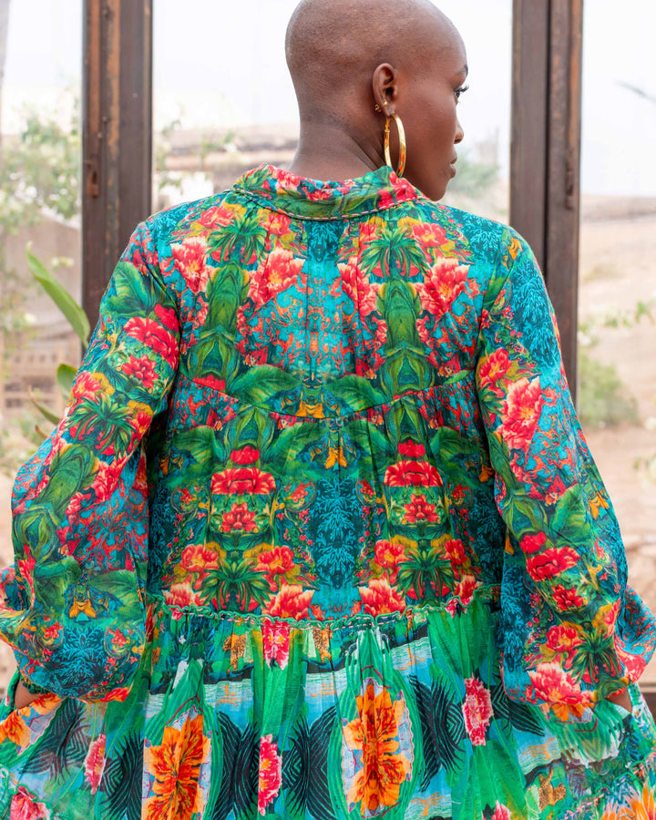 Robe Longue à Volants Kubana - Taille unique 36-48 / 07