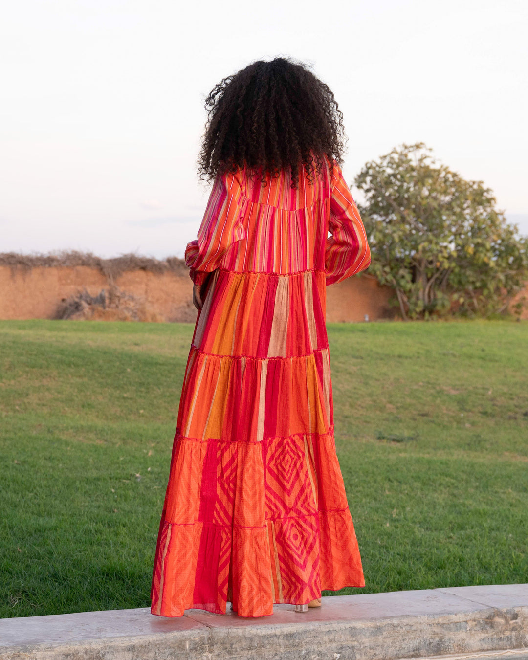 Robe Longue à Volants Kubana - Taille unique 36-48 / 08