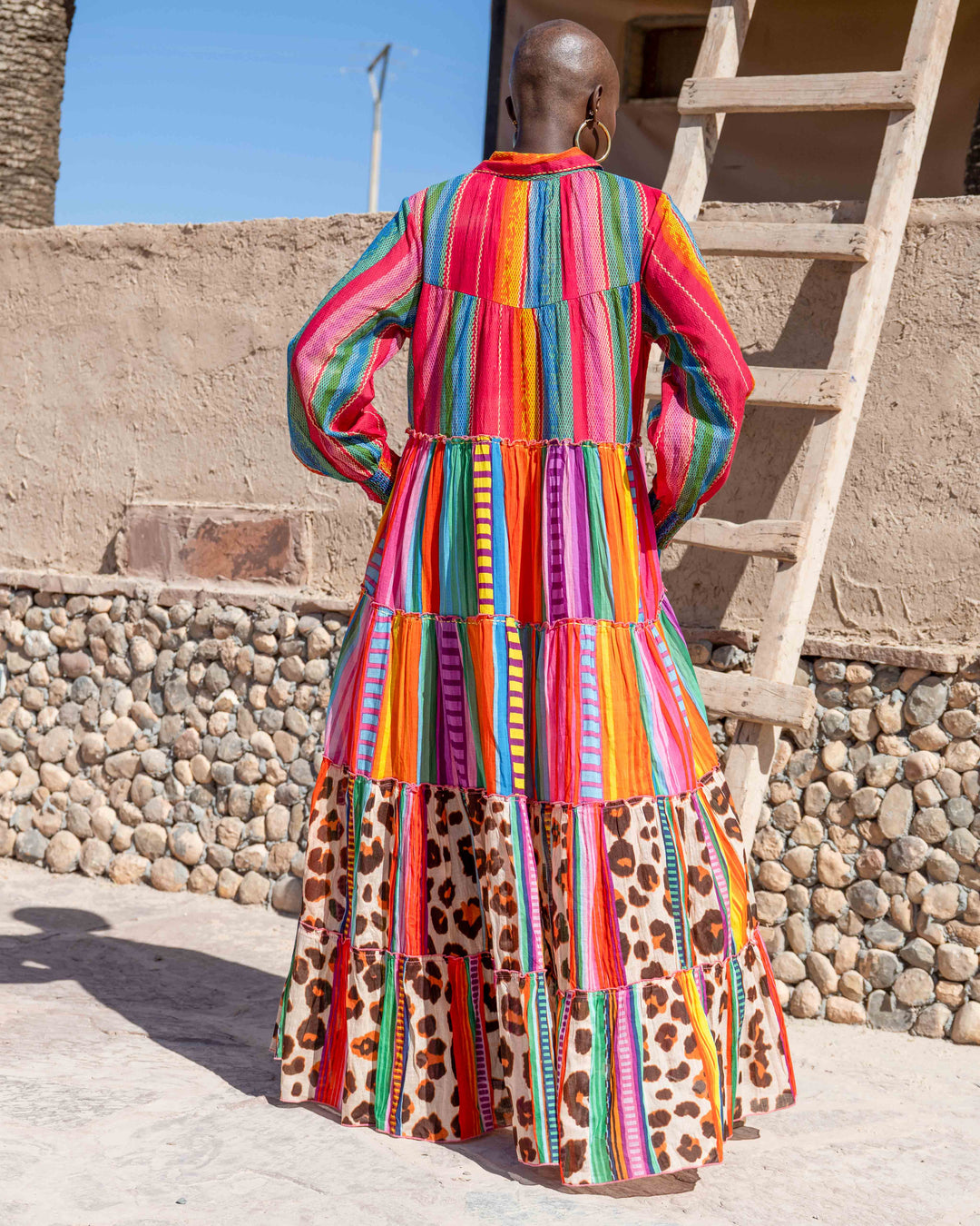 Robe Longue à Volants Kubana - Taille unique 36-48 / 10