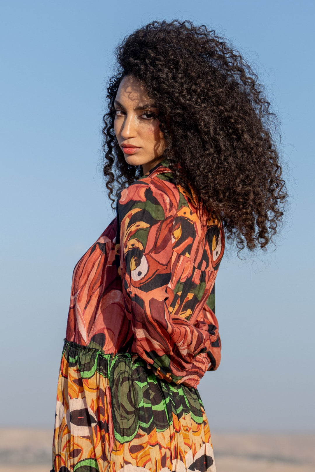 Robe Longue à Volants Kubana - Taille unique 36-48 / 11