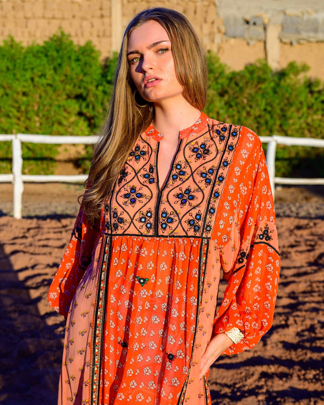 Robe longue bohème Barok - Robes