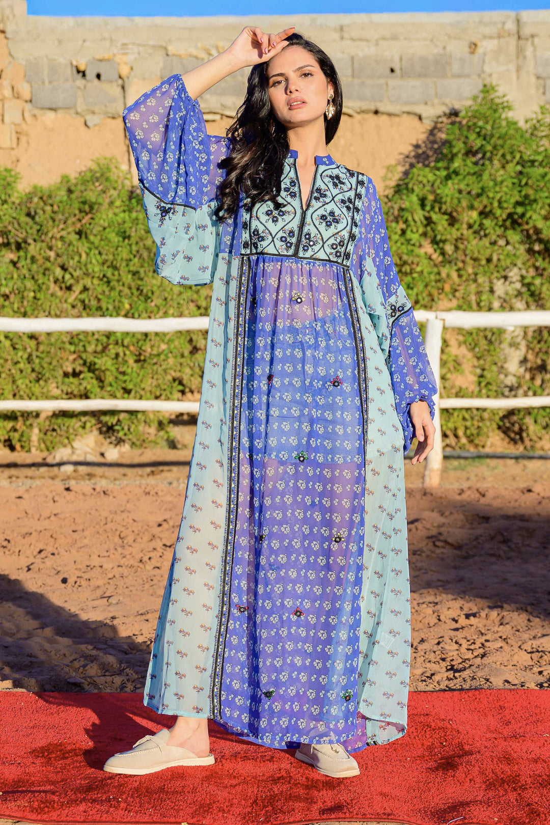 Robe longue bohème Barok - Robes