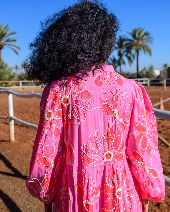 Robe Longue Brodée Brenda