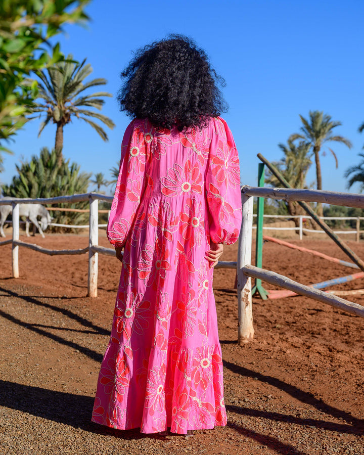 Robe Longue Brodée Brenda