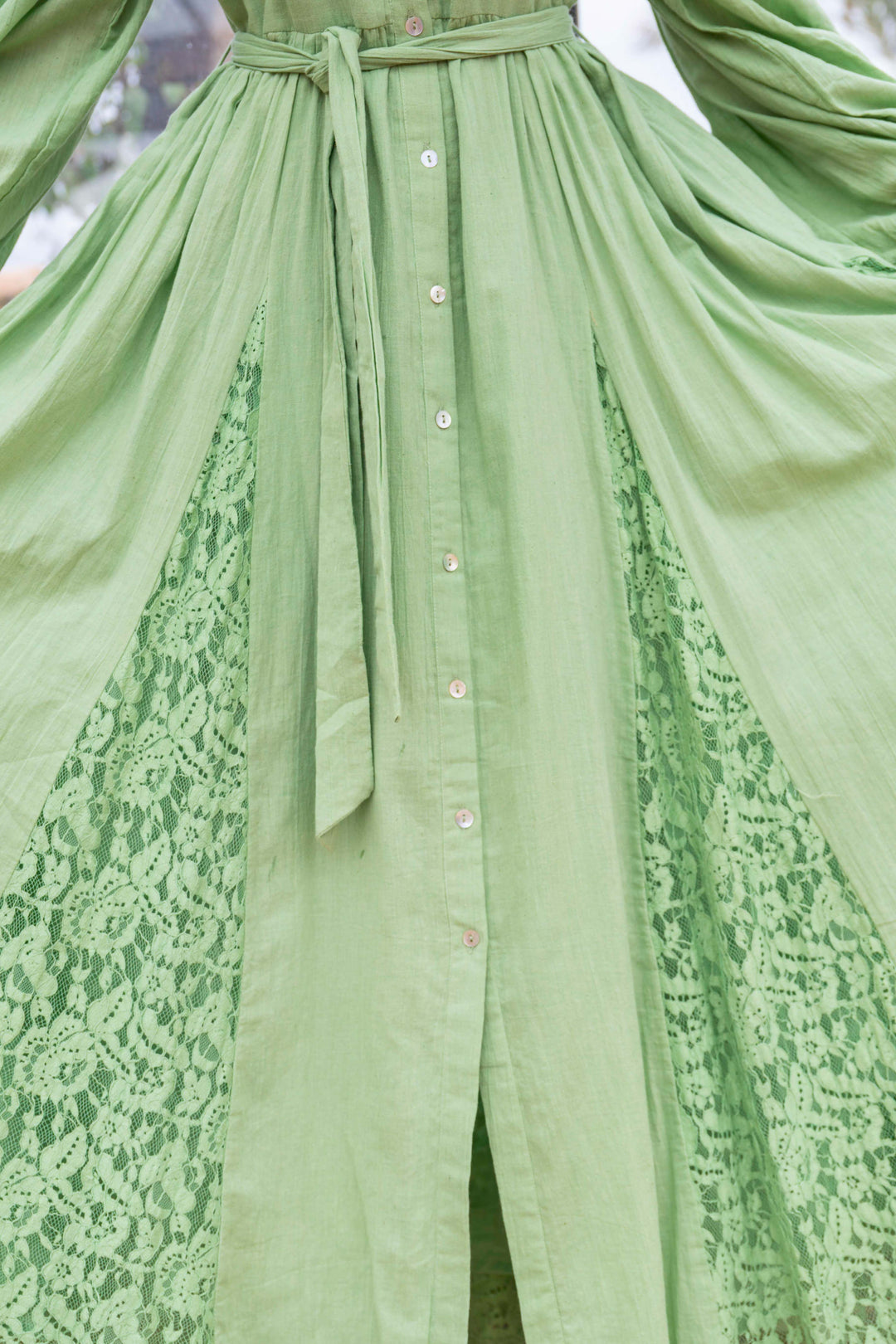 Robe Longue Ceinturée Nava - Robes